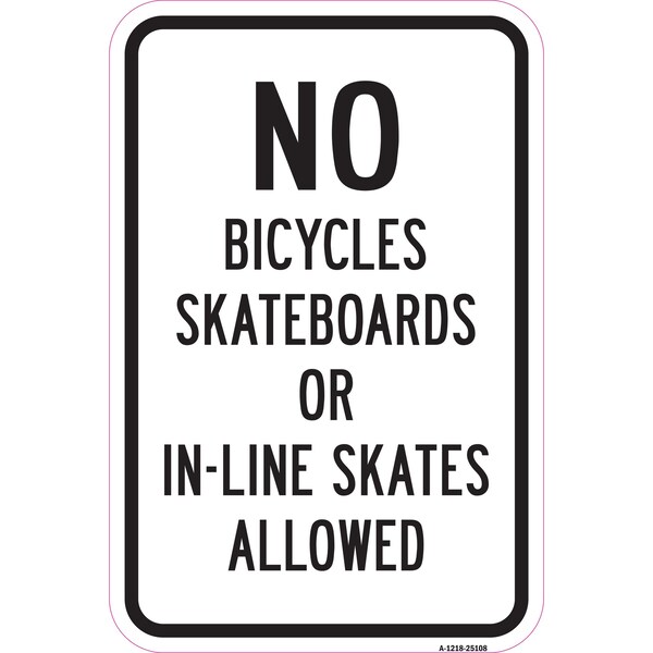 Signmission Safety Sign, 12 in Height, Aluminum, 18 in Length, 25108 A-1218-25108 - main